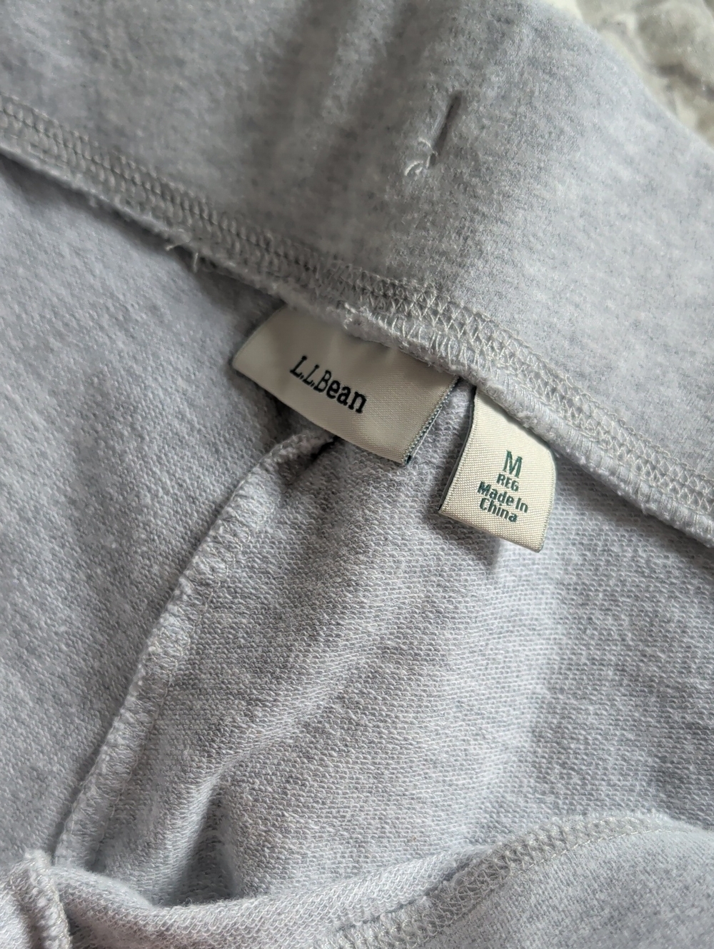 LL Bean BUNDLE Women's Comfy Pants - Blue Gray Cargo Pants, Gray Lightweight - Picture 4 of 6